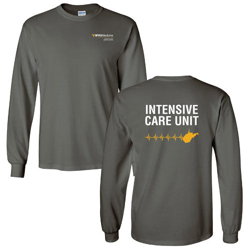 Gildan Heavy Cotton Longsleeve Basic T-Shirt -- Charcoal