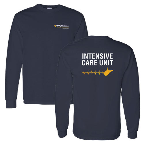 Gildan Heavy Cotton Longsleeve Basic T-Shirt -- Navy