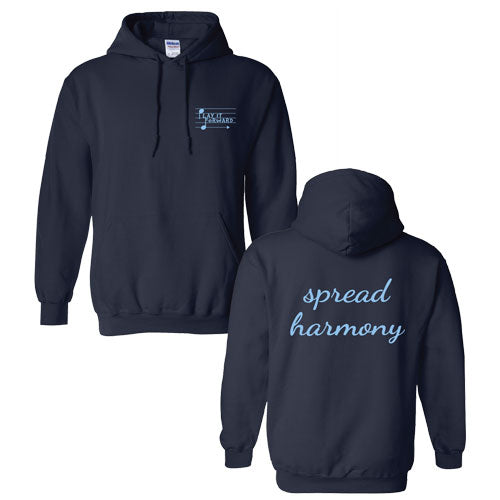 Gildan Heavy Blend Hooded Sweatshirt -- Navy