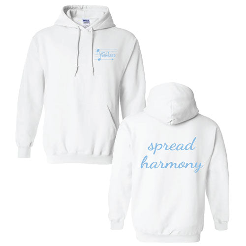 Gildan Heavy Blend Hooded Sweatshirt -- White