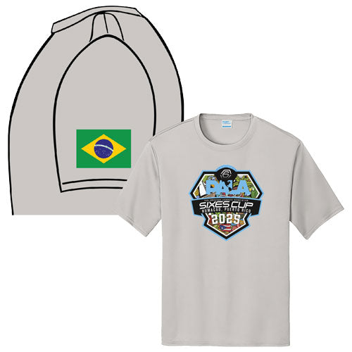 BRASIL Performance Tee -- WOMEN'S Silver