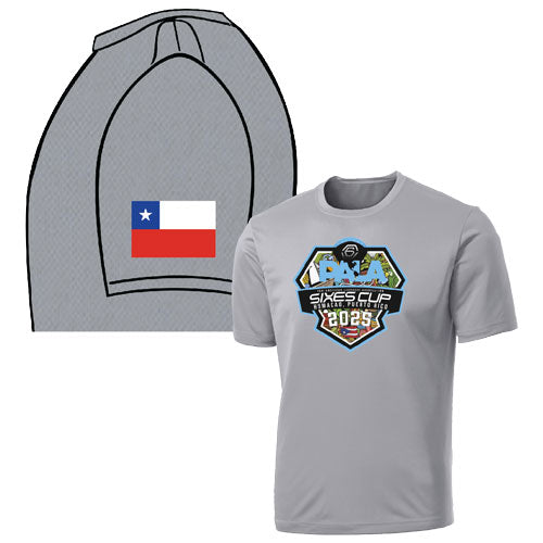 CHILE Performance Tee -- ADULT Silver
