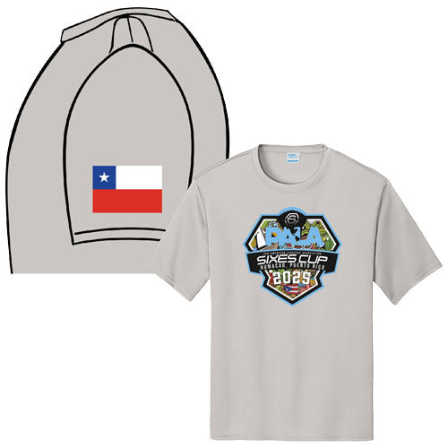 CHILE Performance Tee -- WOMEN'S Silver