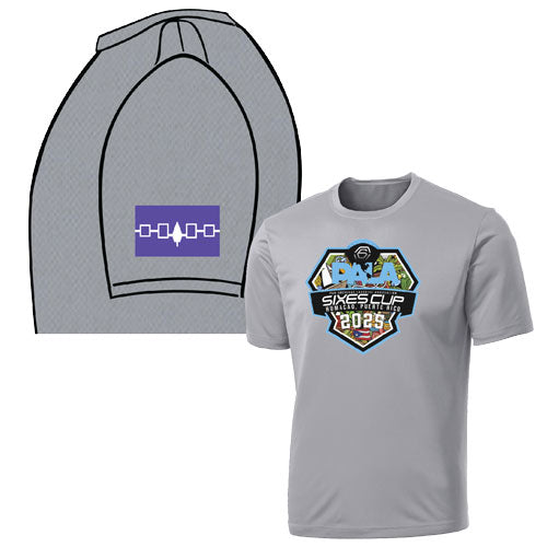 HAUDENOSAUNEE Performance Tee -- ADULT Silver