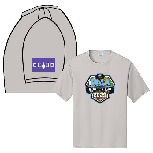 HAUDENOSAUNEE Performance Tee -- WOMEN'S Silver