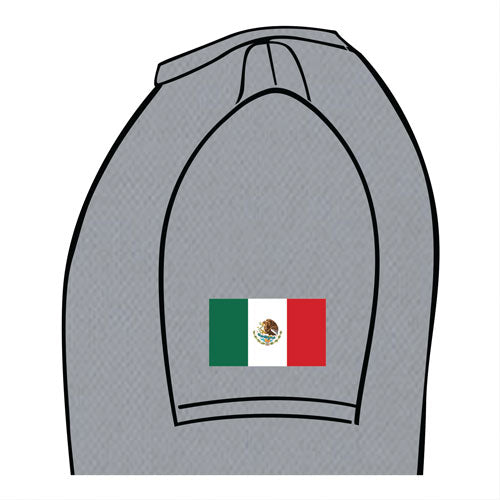 MEXICO Performance Tee -- ADULT Silver