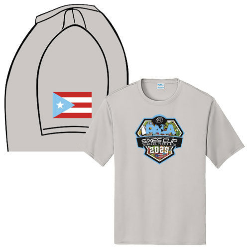 PUERTO RICO Performance Tee -- WOMEN'S Silver