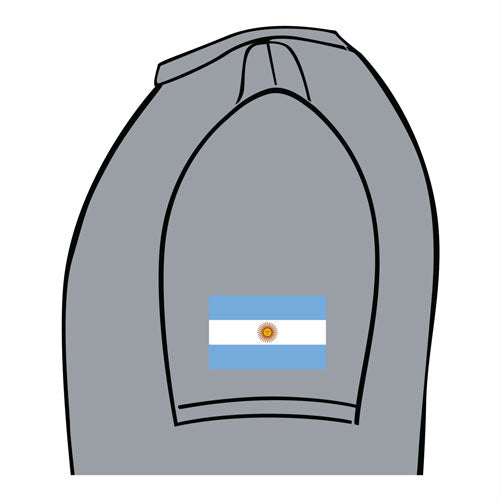 ARGENTINA Performance Tee -- ADULT Silver