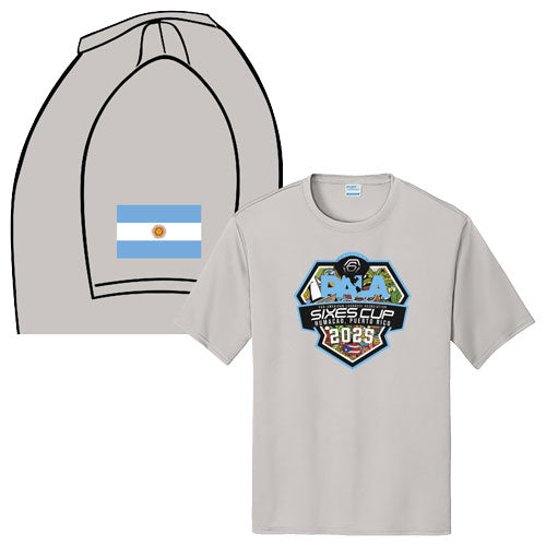 ARGENTINA Performance Tee -- WOMEN'S Silver