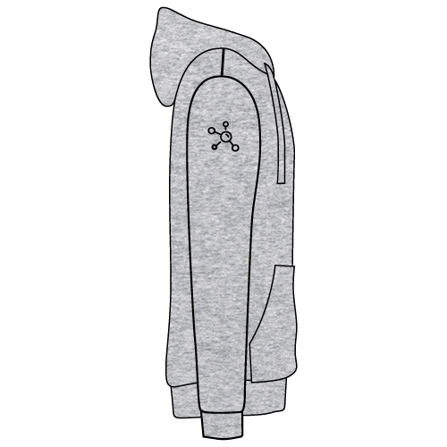 Bella+ Canvas Unisex Sponge Fleece Dtm Full-Zip Hooded Sweatshirt -- Athletic Heather