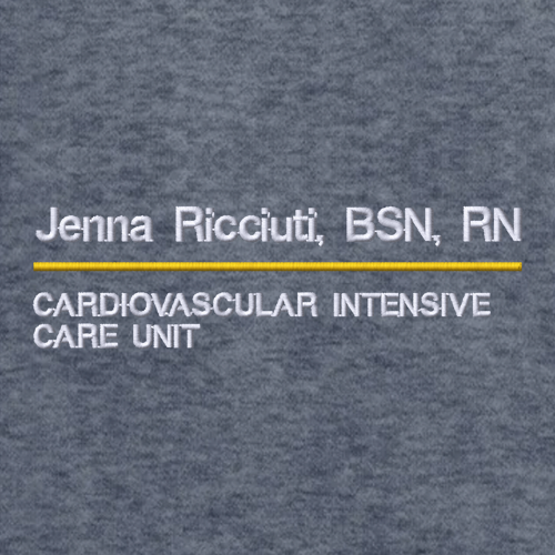 Gildan Heavy Blend Crew Neck Sweatshirt -- Heather Sport Dark Navy