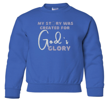 Gildan Heavy Blend Youth Crewneck -- Royal