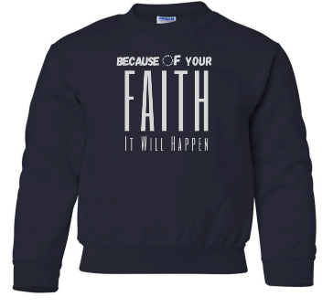 It Will Happen Crewneck Youth -- Navy