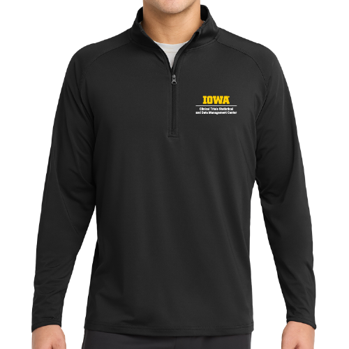 CTSDMC Sport Tek Sport Wick Stretch Half Zip Pullover -- Black