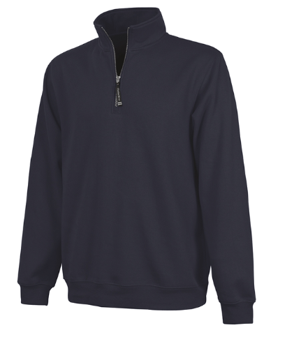 Charles River Crosswind Quarter Zip Sweatshirt -- Navy