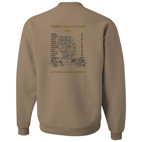 Jerzees 8 Oz., 50/50 Nublend Fleece Crew -- Khaki