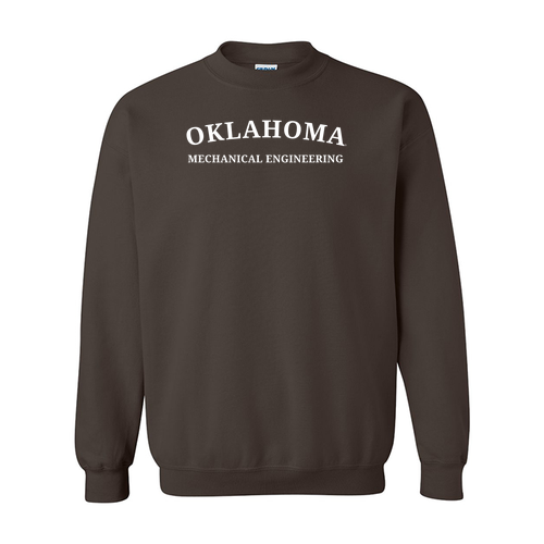 Mechanical Gildan Heavy Blend Crew Neck Sweatshirt -- Dark Chocolate