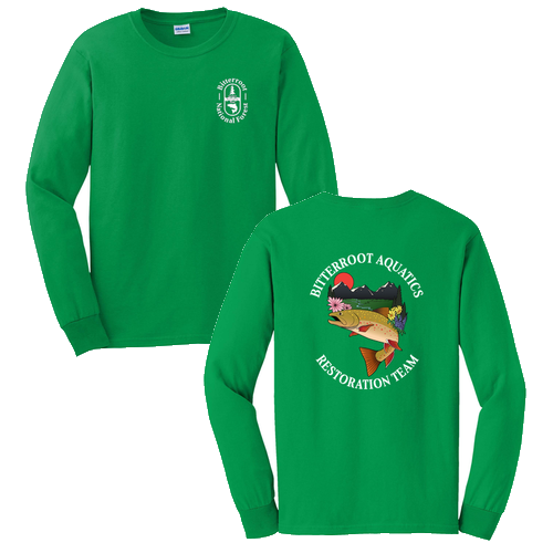 Gildan Ultra Cotton Longsleeve Basic T-Shirt -- Irish Green