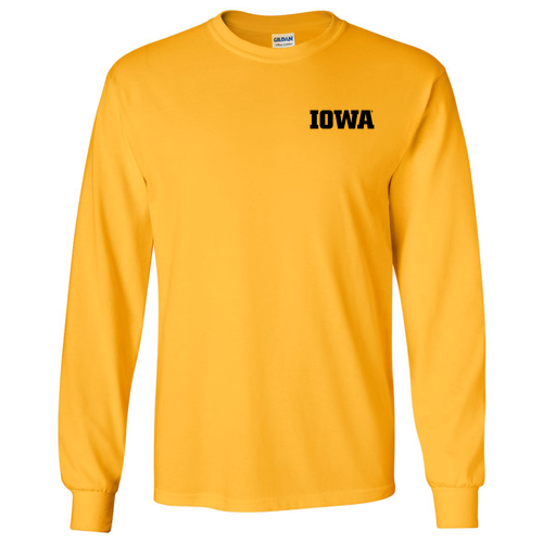 Gildan Ultra Cotton Longsleeve Basic T-Shirt -- Gold