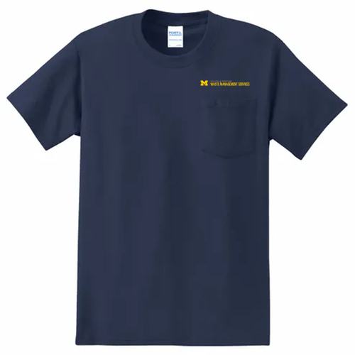 Port and Company Tall Essential Pocket Tee -- Navy, $30