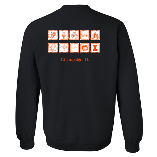 Gildan Heavy Blend Crew Neck Sweatshirt -- Stamps