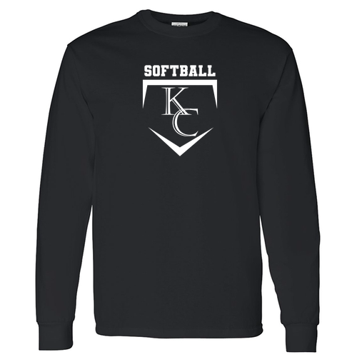 Gildan Heavy Cotton Longsleeve Basic T-Shirt -- Black