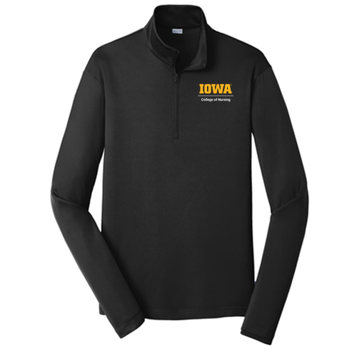 Sport-Tek PosiCharge Competitor Quarter Zip Pullover -- Black