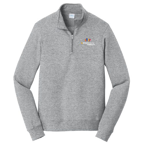 Port & Company Fan Favorite Fleece Quarter Zip -- Athletic Heather