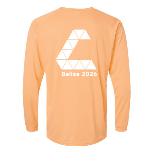 Paragon Long Islander Performance Long Sleeve T-Shirt -- Coral