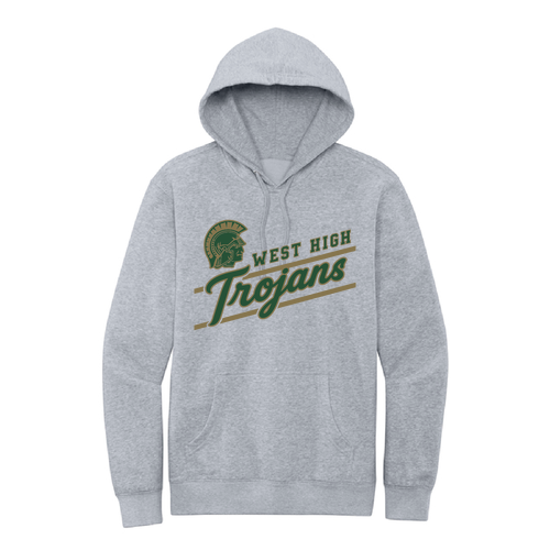 District V.I.T. Fleece Hoodie -- Light Heather Grey
