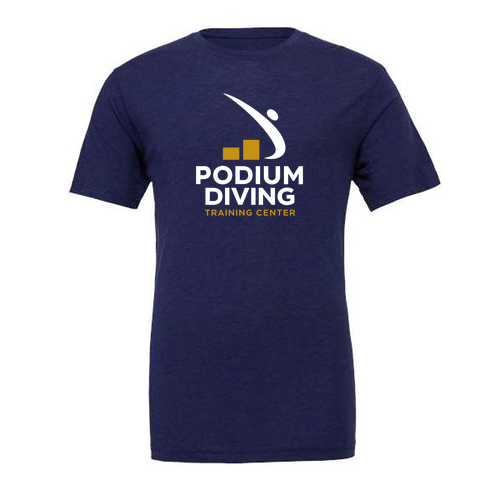 Bella Canvas Triblend Short Sleeve T-Shirt -- Navy TriBlend