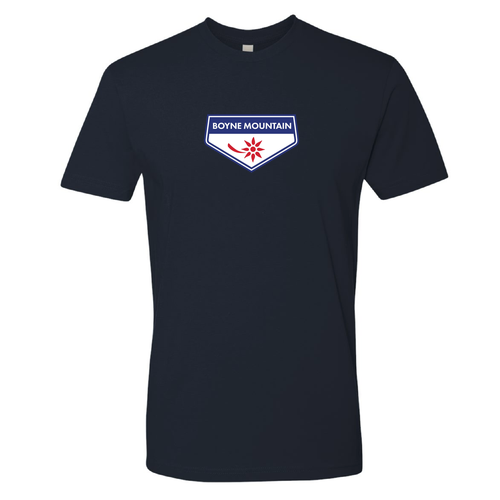 Boyne Mountain Logo 1 Full color -- Short sleeve Midnight Navy