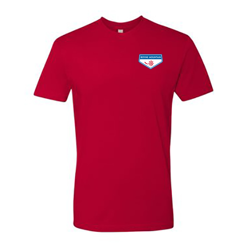 Boyne Mountain Logo 2 Full Color -- Short Sleeve Red