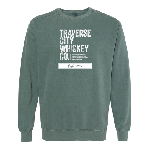 Comfort Colors Adult Crewneck Sweatshirt -- Blue Spruce