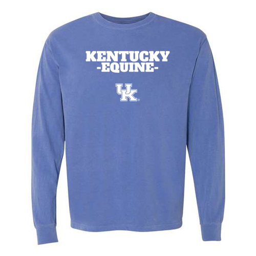 Comfort Colors Ringspun Long Sleeve Tee -- Flo Blue