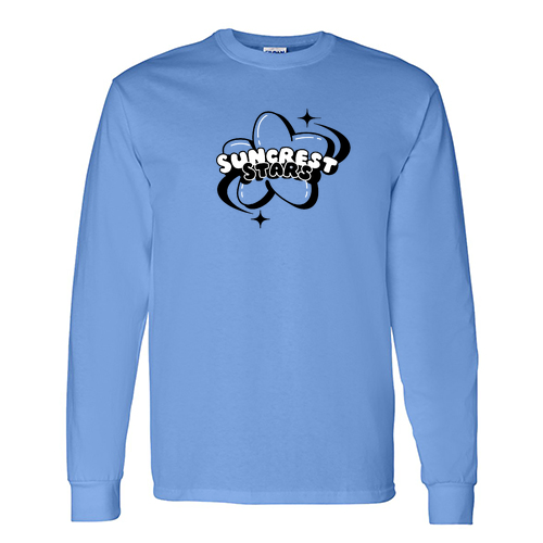 Gildan Heavy Cotton Longsleeve Basic T-Shirt -- Carolina Blue