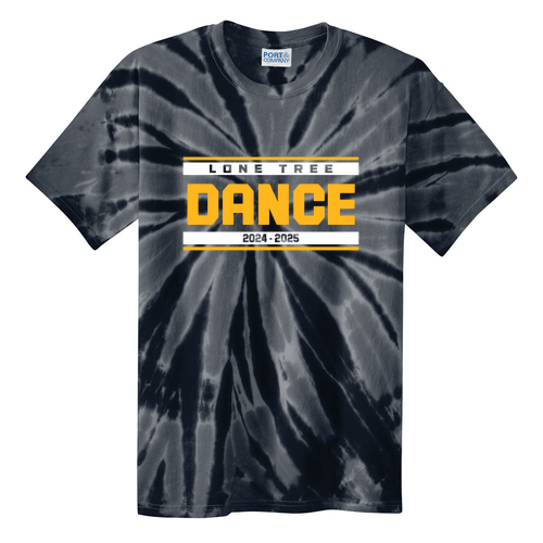 Port and Company Tie Dye Tee -- Black
