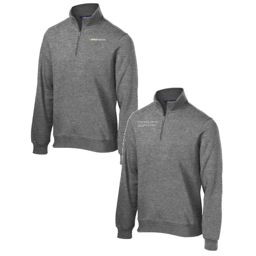 Sport Tek Quarter Zip Sweatshirt -- Vintage Heather