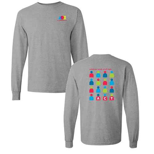 Gildan Heavy Cotton Longsleeve Basic T-Shirt -- Sport Grey