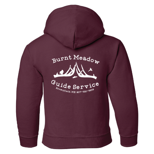 Gildan Heavy Blend Youth Hooded Sweatshirt -- Maroon