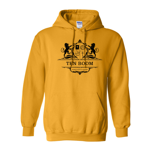 Gildan Heavy Blend Hooded Sweatshirt -- Gold