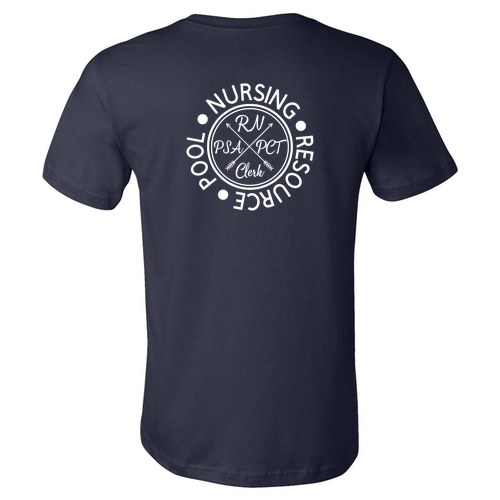 Bella Canvas Soft Fitted Jersey T-Shirt -- Navy