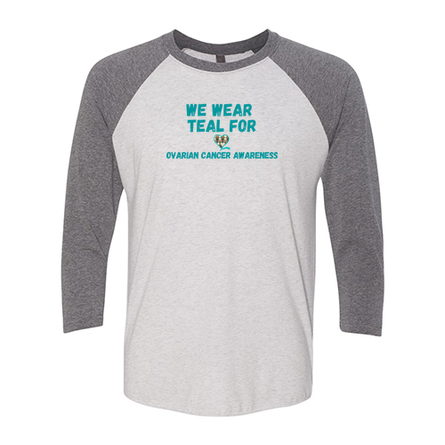 We Wear Teal -- 3/4 Sleeve Raglan