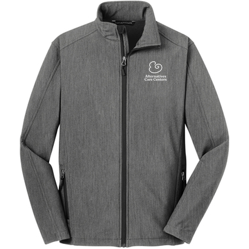 Port Authority Ladies Soft Shell Jacket -- Pearl Grey Heather