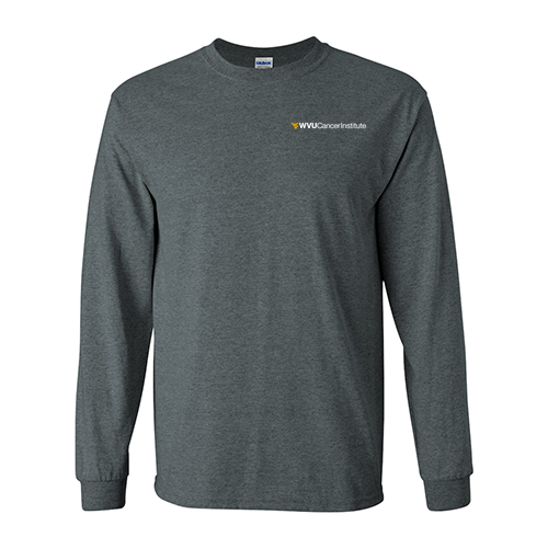Gildan Ultra Cotton Longsleeve Basic T-Shirt -- Dark Heather
