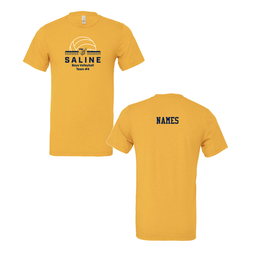 Mens/Unisex Bella Canvas Heather CVC T-Shirt -- Heather Gold