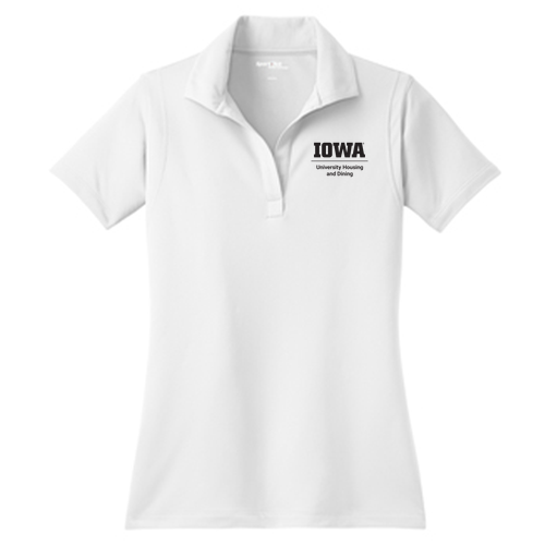 Sport Tek Ladies Micropique Sport Wick Sport Shirt -- White