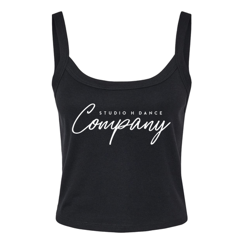 Bella+Canvas Women's Spaghetti Strap Tank -- Solid Black Blend
