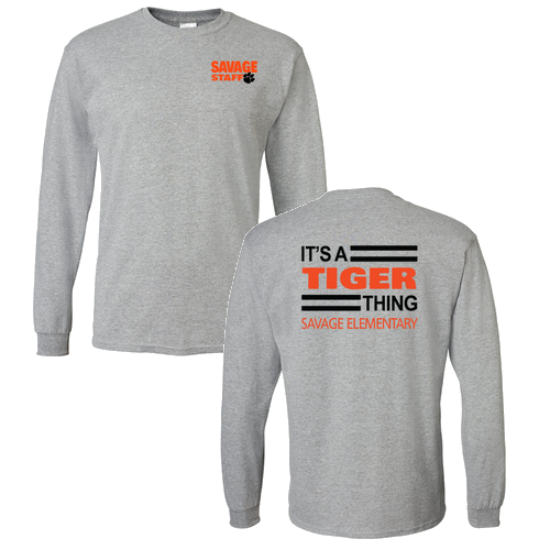 Gildan DryBlend 50/50 Longsleeve T-Shirt -- Sport Grey