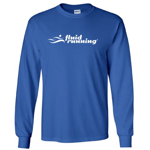 Fluid Running Longsleeve T-Shirt -- Royal